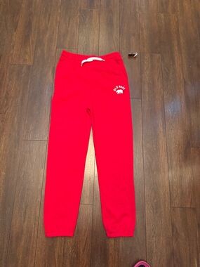 Old Navy Bright Red Kids Jogger Sweatpants